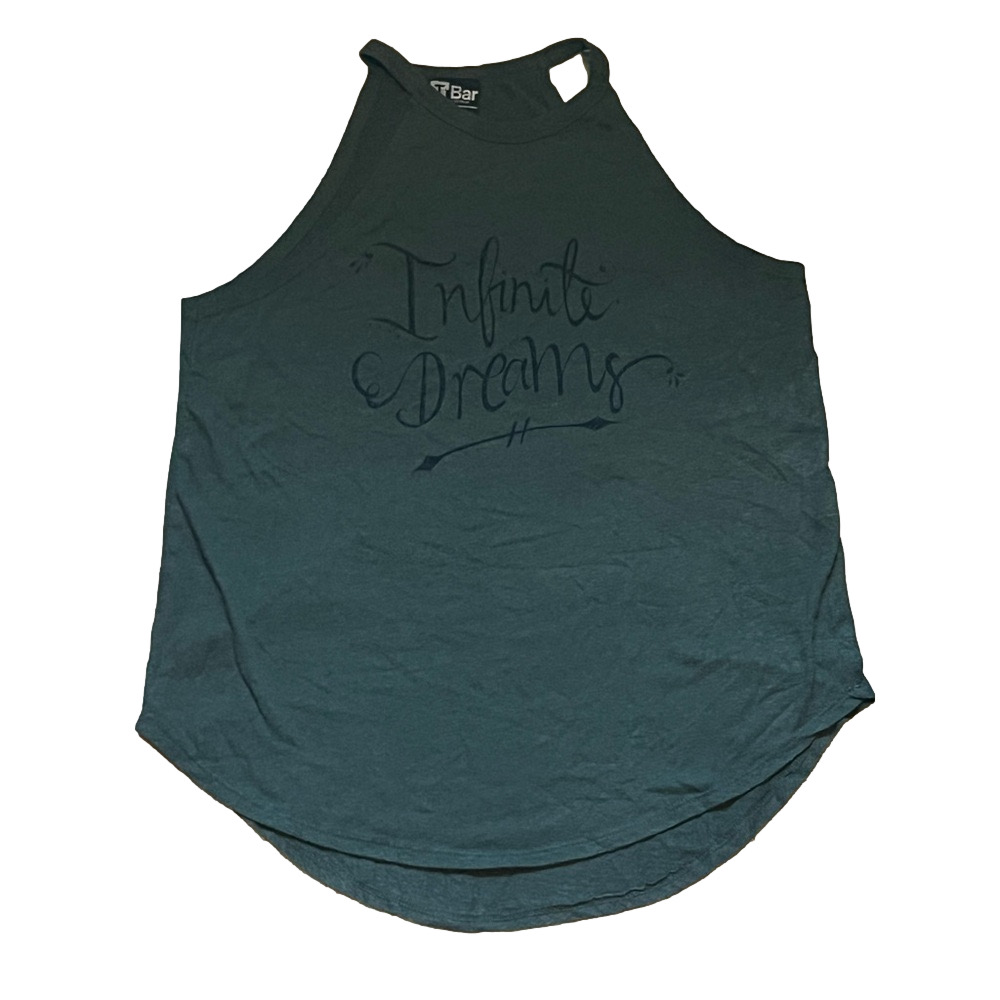 Infinite Dreams Women's Black Tank Top Cotton On X T Bar
